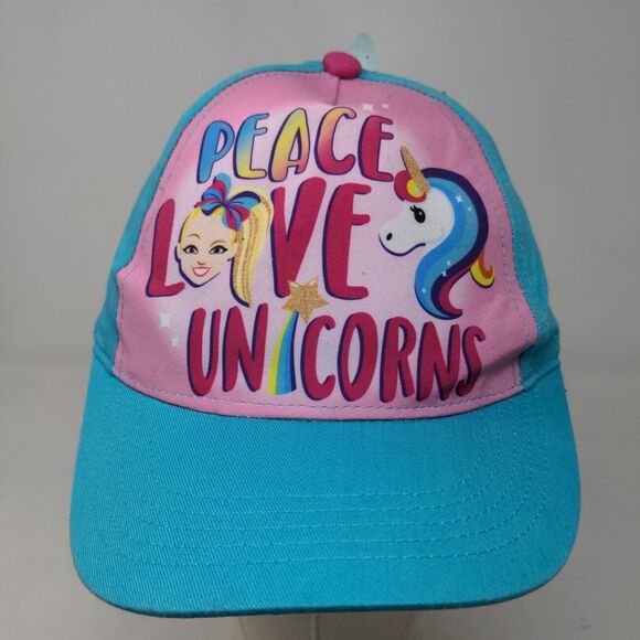 Nickelodeon JoJo Siwa Girl's Strapback Hat Blue Pink Size OSFM W/Tags - Picture 2 of 8